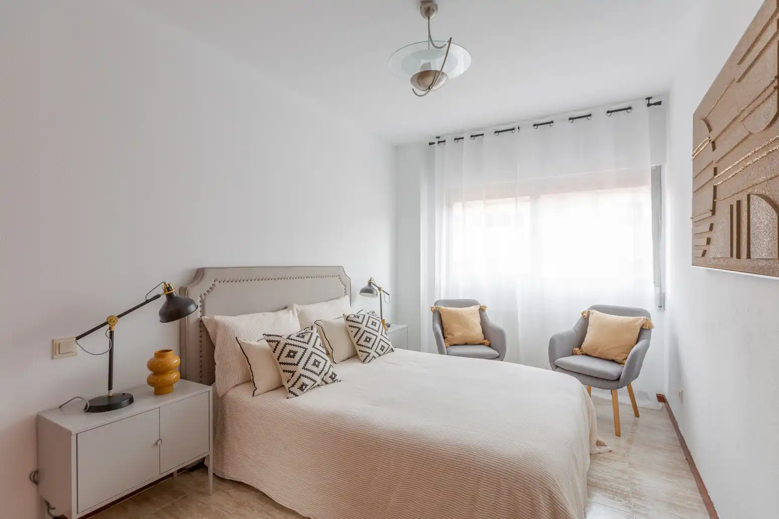 Bedroom of Flat for sale in  Pamplona / Iruña  with Heating, Terrace and Storage room