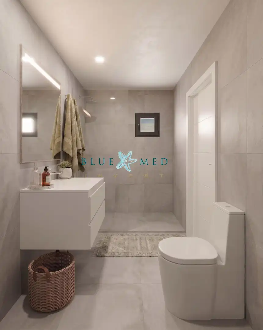 Baño de Casa o chalet en venta en Lorca con Aire acondicionado, Calefacción y Jardín privado