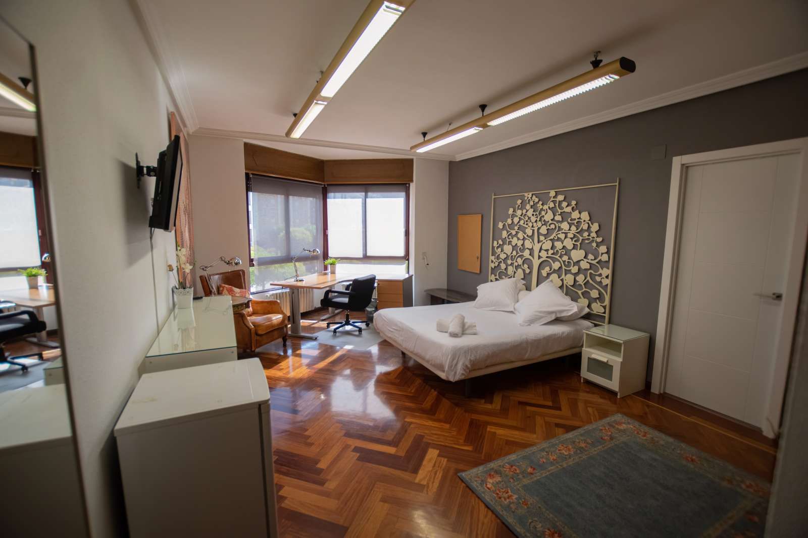 Bedroom of Flat to share in Valladolid Capital  with Air Conditioner, Heating and Terrace