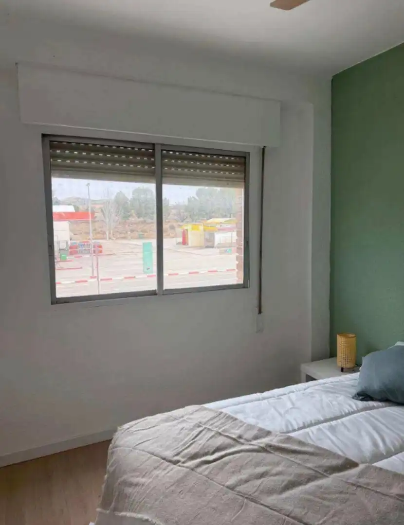 Bedroom of Flat for sale in Cuarte de Huerva  with Furnished