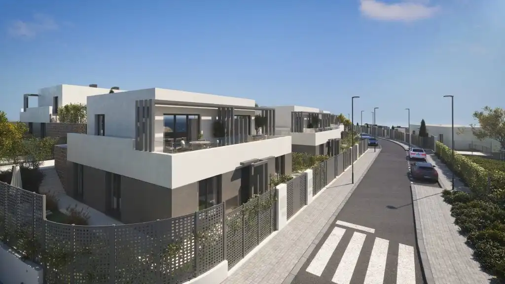 Exterior view of Houses for sale in Vélez-Málaga  with Air Conditioner, Heating and Private garden