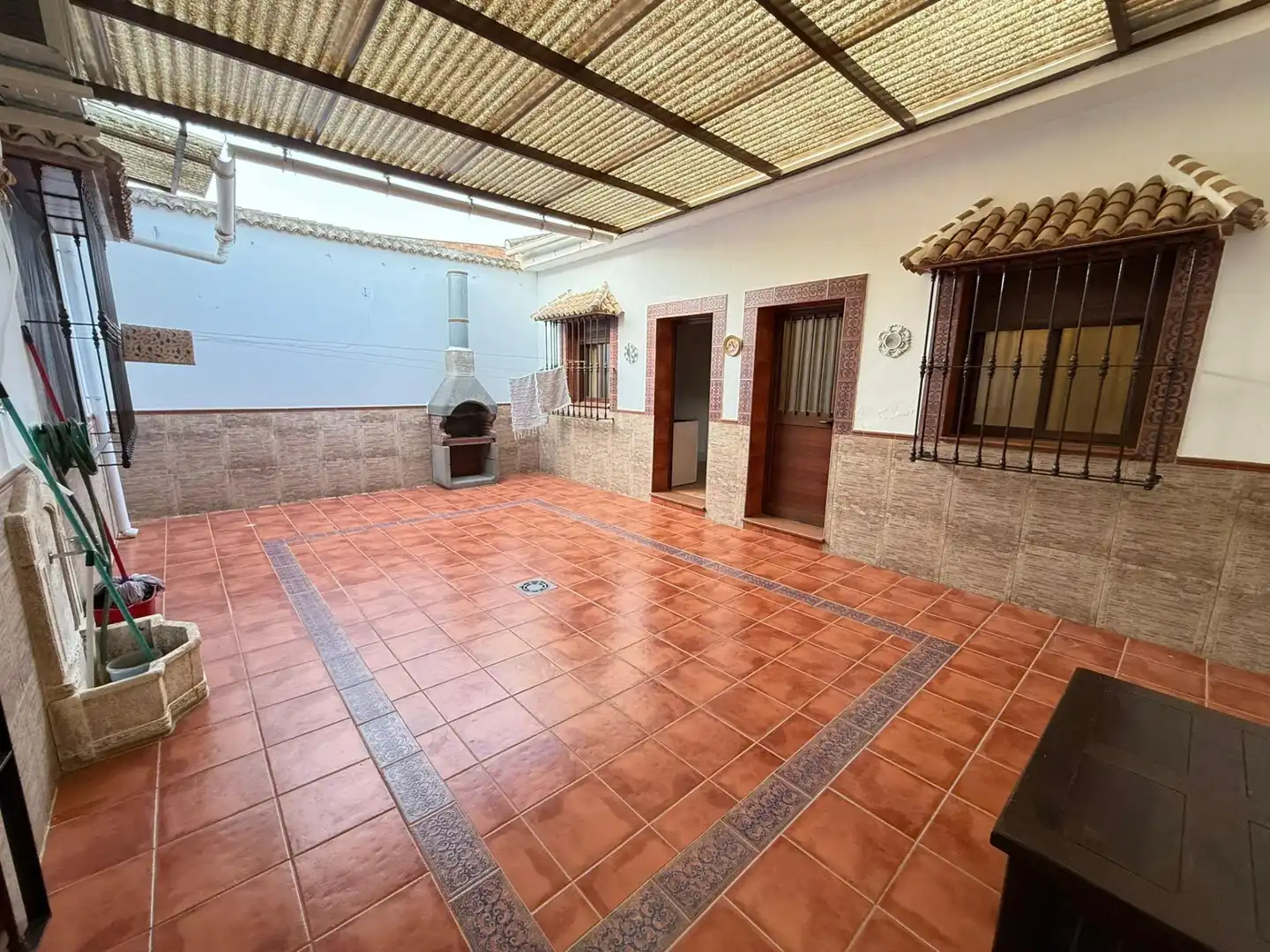 Terrassa de Finca rústica en venda en Alameda amb Aire condicionat, Jardí privat i Terrassa