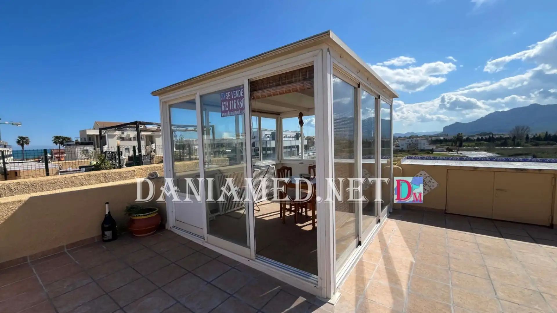 Terraza de Apartamento en venta en Dénia con Aire acondicionado, Calefacción y Jardín privado