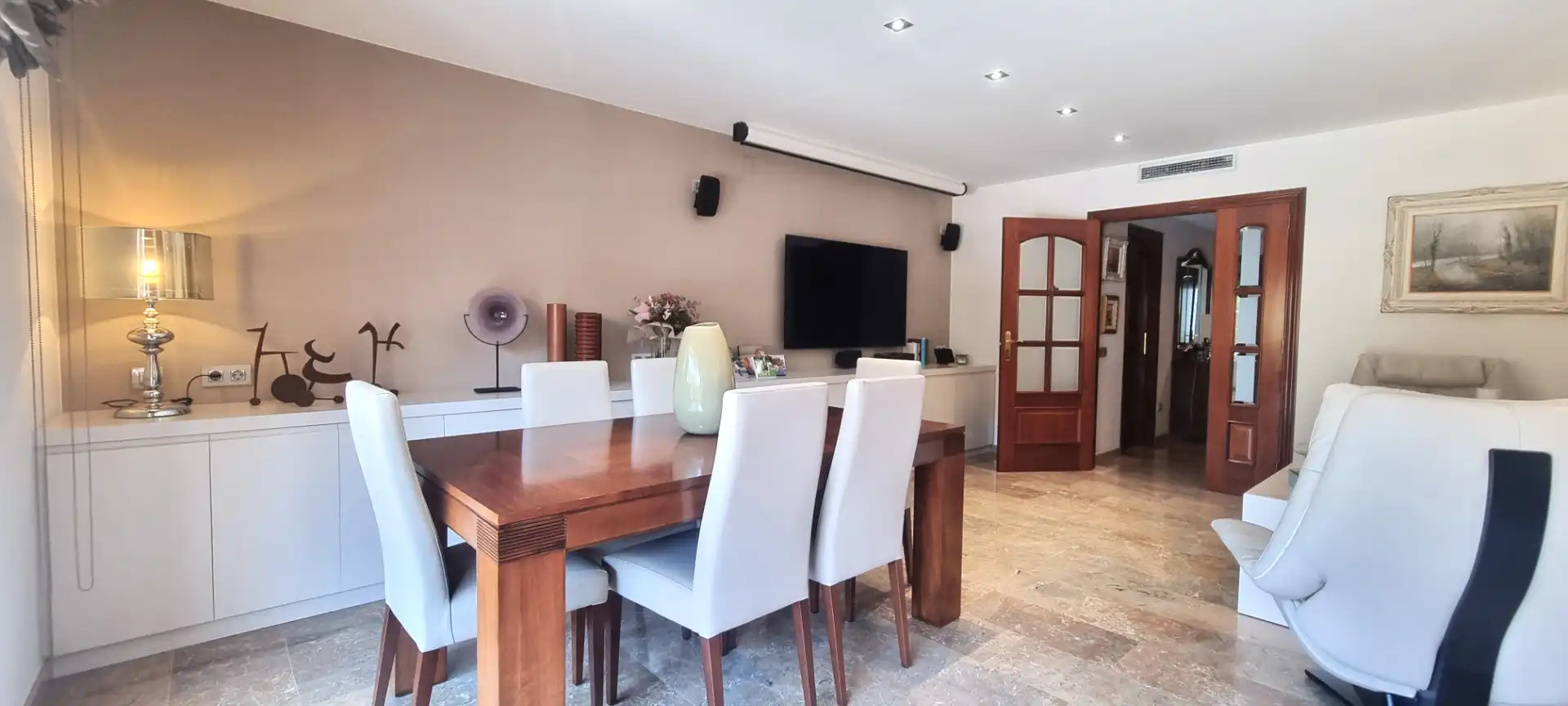Dining room of Houses for sale in Badalona  with Air Conditioner, Heating and Terrace