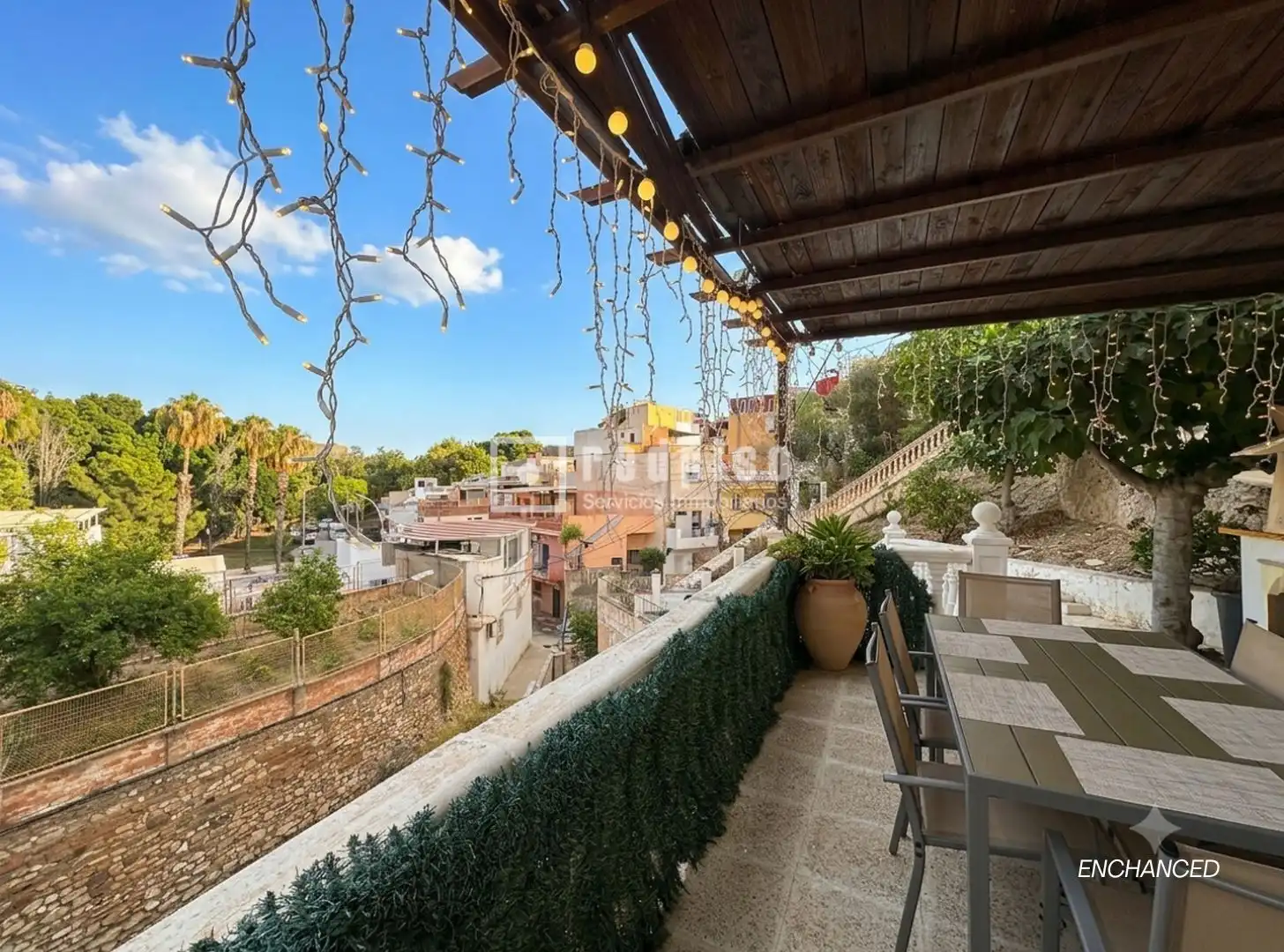 Terrassa de Casa o xalet en venda en Málaga amb Aire condicionat, Calefacció i Jardí privat