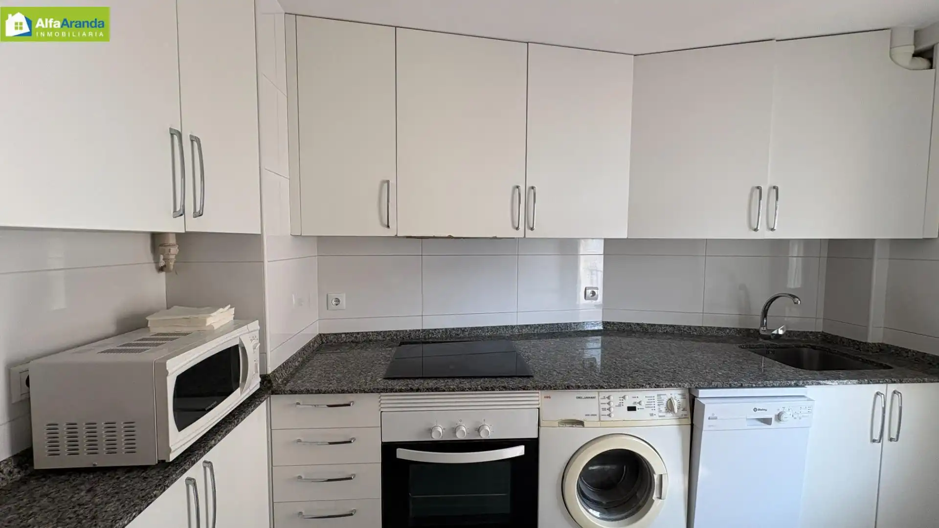 Küche von Wohnung zum Verkauf in Aranda de Duero mit Heizung, Parkett und Terrasse