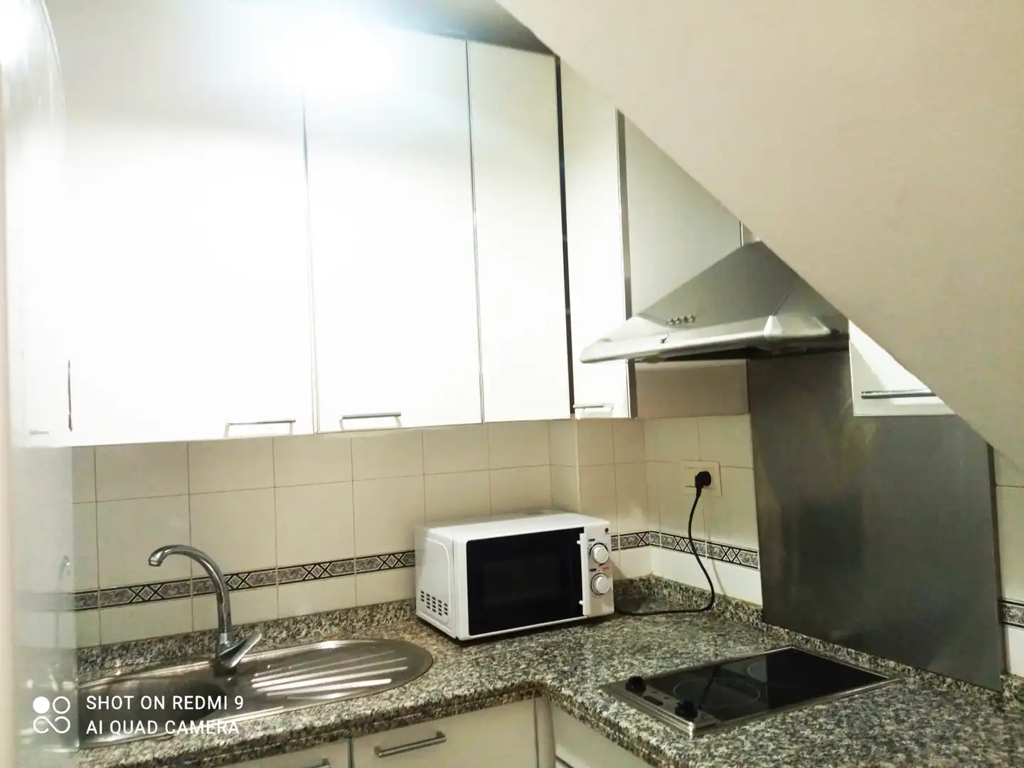 Cuina de Dúplex de lloguer en Granada amb Calefacció, Moblat i Rentadora