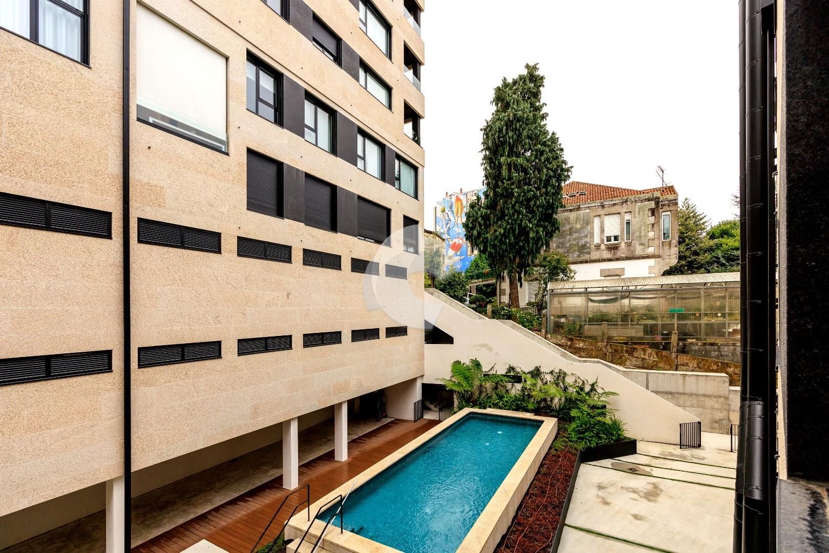 Vista exterior de Piso de alquiler en Vigo 