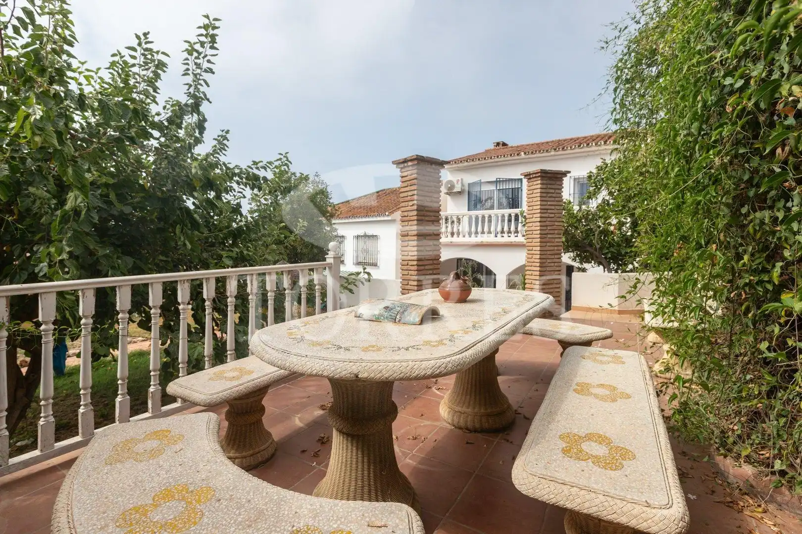 Terrasse von Wohnung zur untervermieten in Vélez-Málaga mit Klimaanlage, Privatgarten und Terrasse