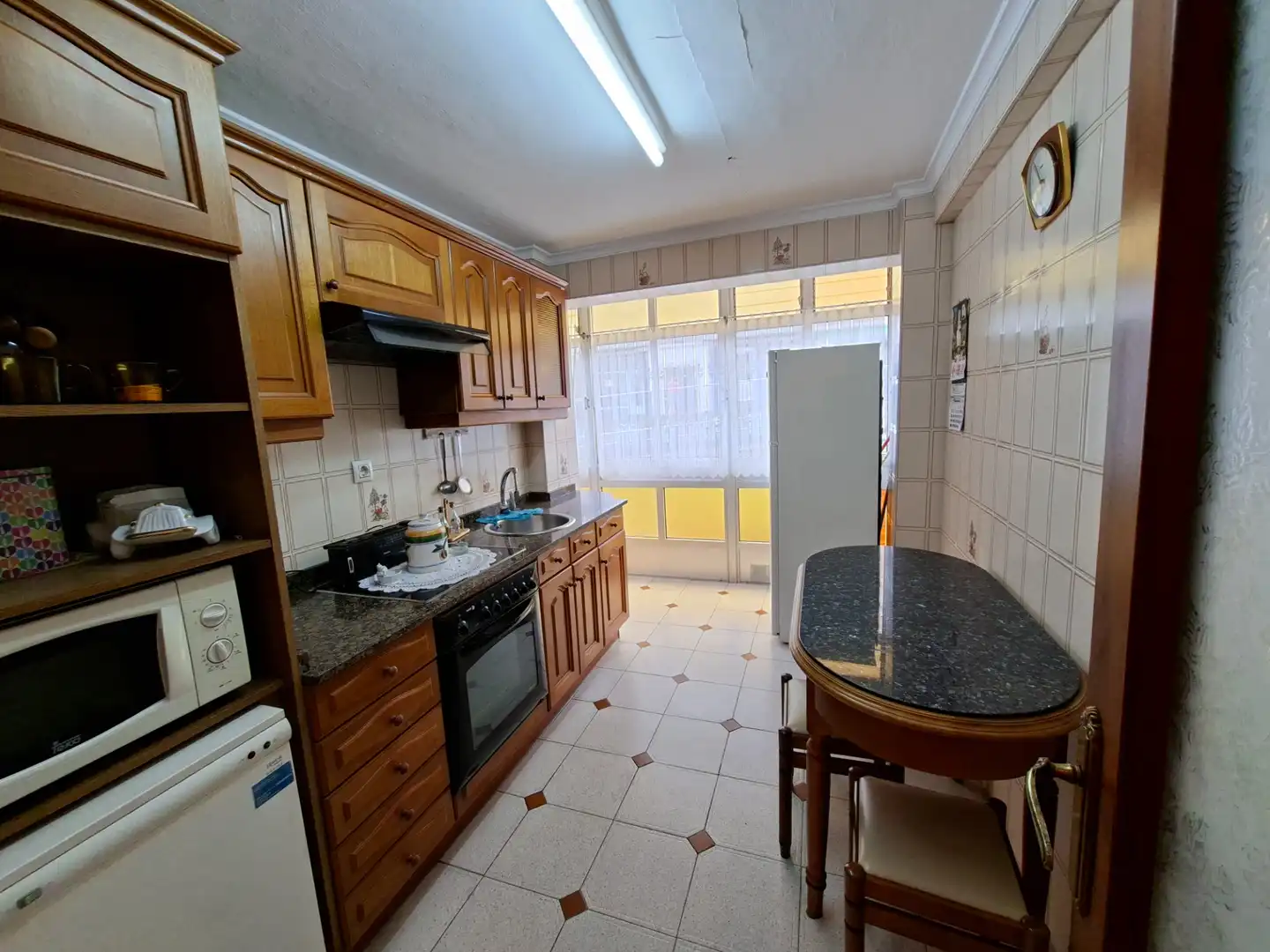 Kitchen of Flat for sale in Avilés  with Heating, Terrace and Furnished