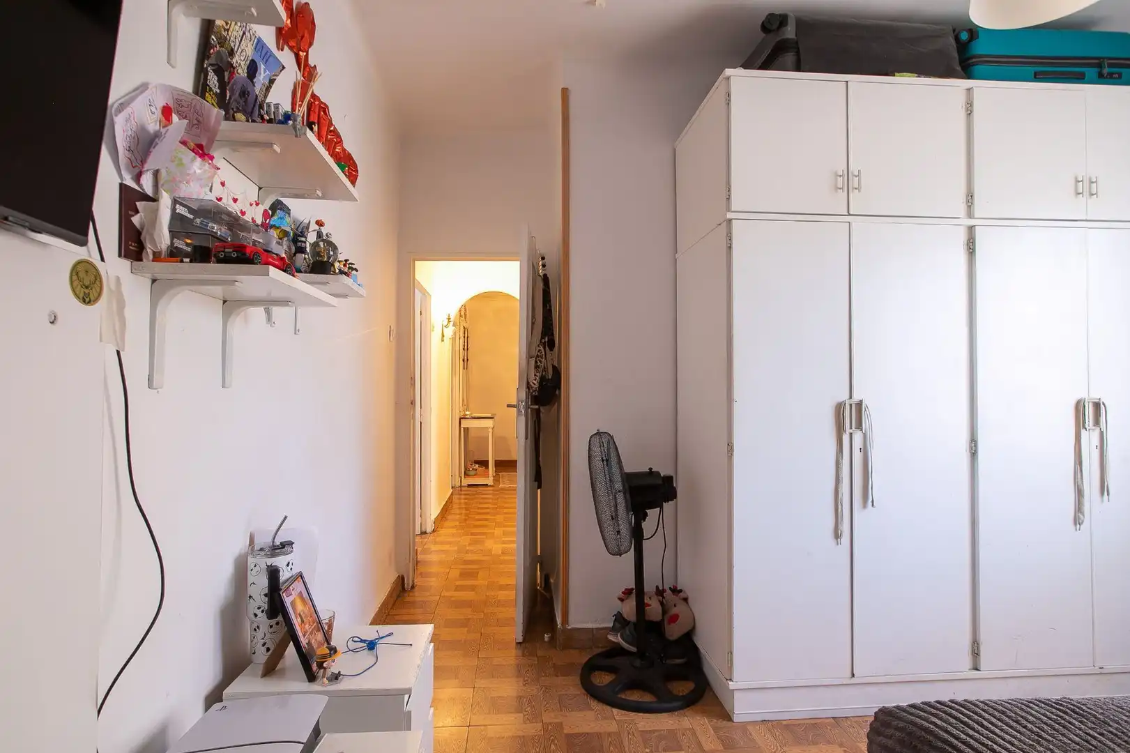 Bedroom of Flat for sale in  Pamplona / Iruña  with Heating, Terrace and Furnished