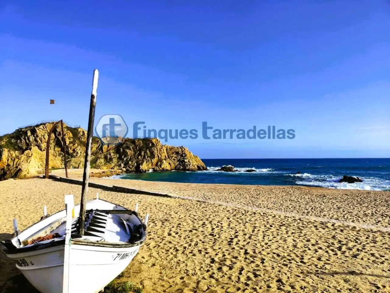 Vista exterior de Estudio en venta en Blanes con Terraza y Alarma