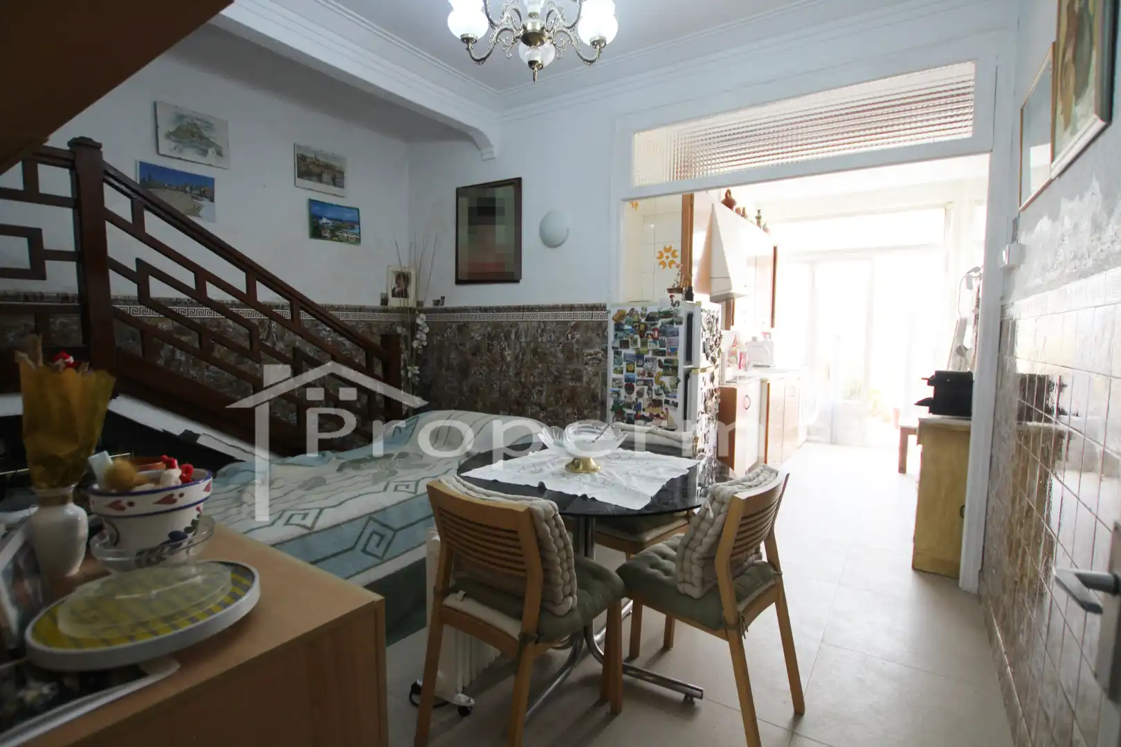 Sala d'estar de Casa adosada en venda en Cardedeu amb Calefacció, Jardí privat i Terrassa