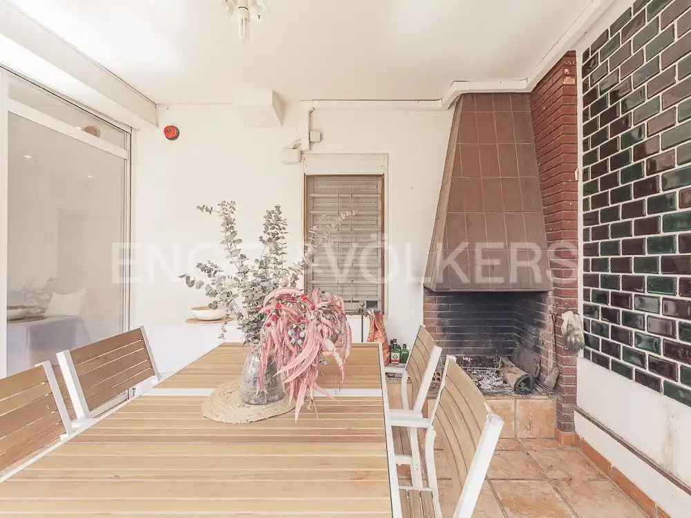 Terrace of Flat for rent in Gavà  with Air Conditioner, Heating and Private garden
