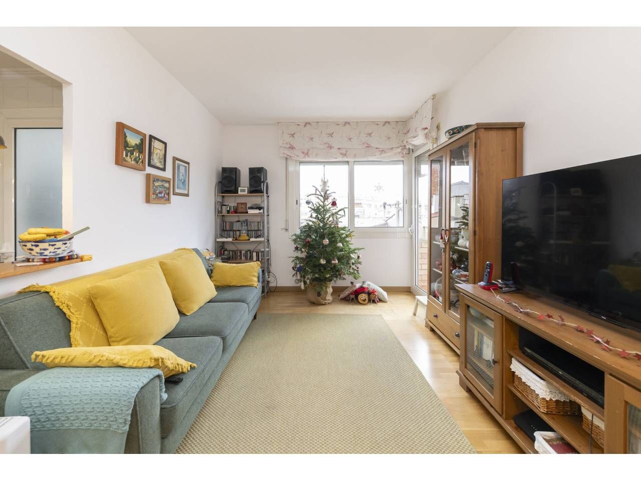 Sala d'estar de Pis en venda en Sabadell amb Parquet i Balcó