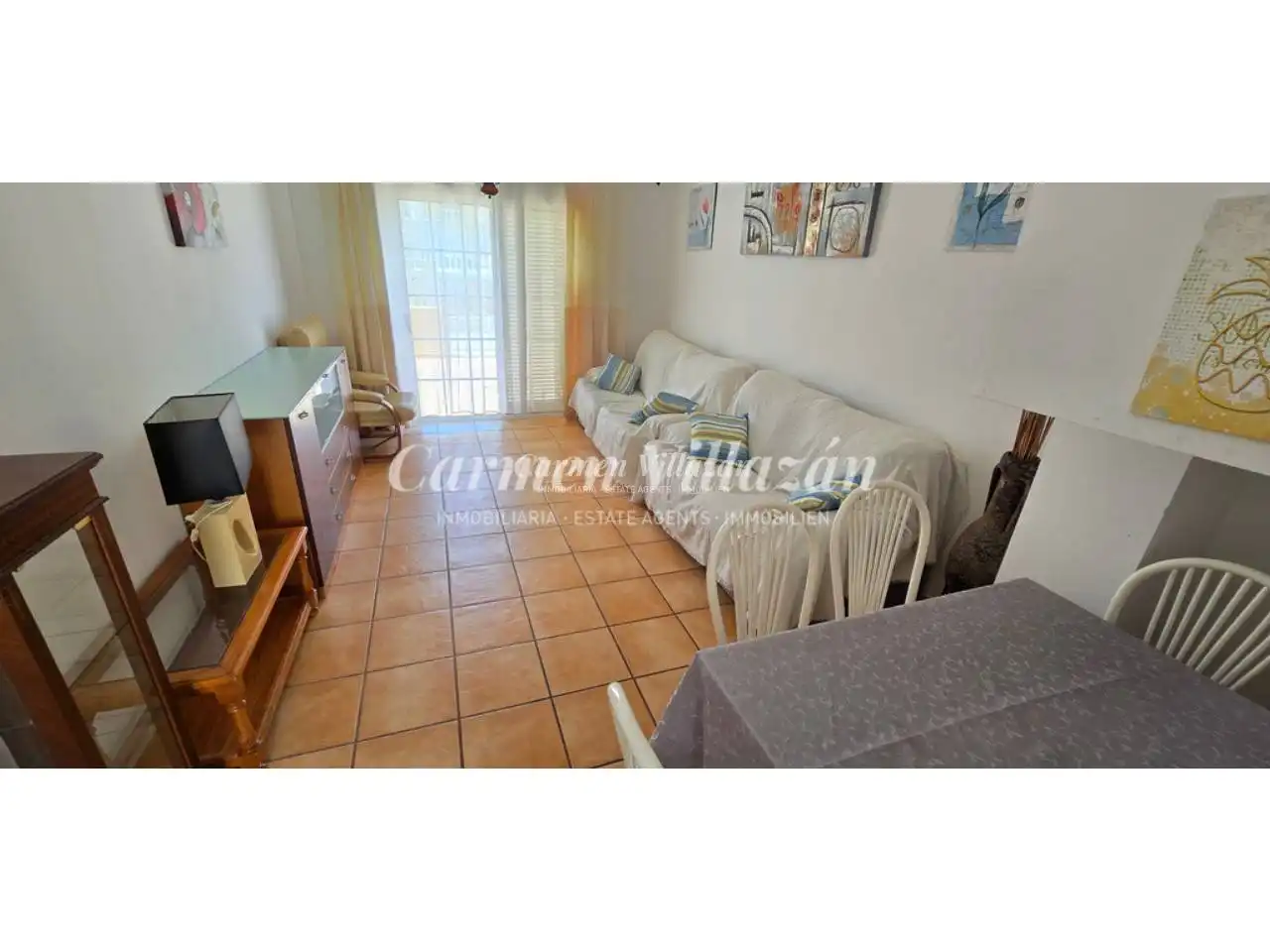 Sala de estar de Apartamento en venta en Antigua con Terraza, Amueblado y Balcón