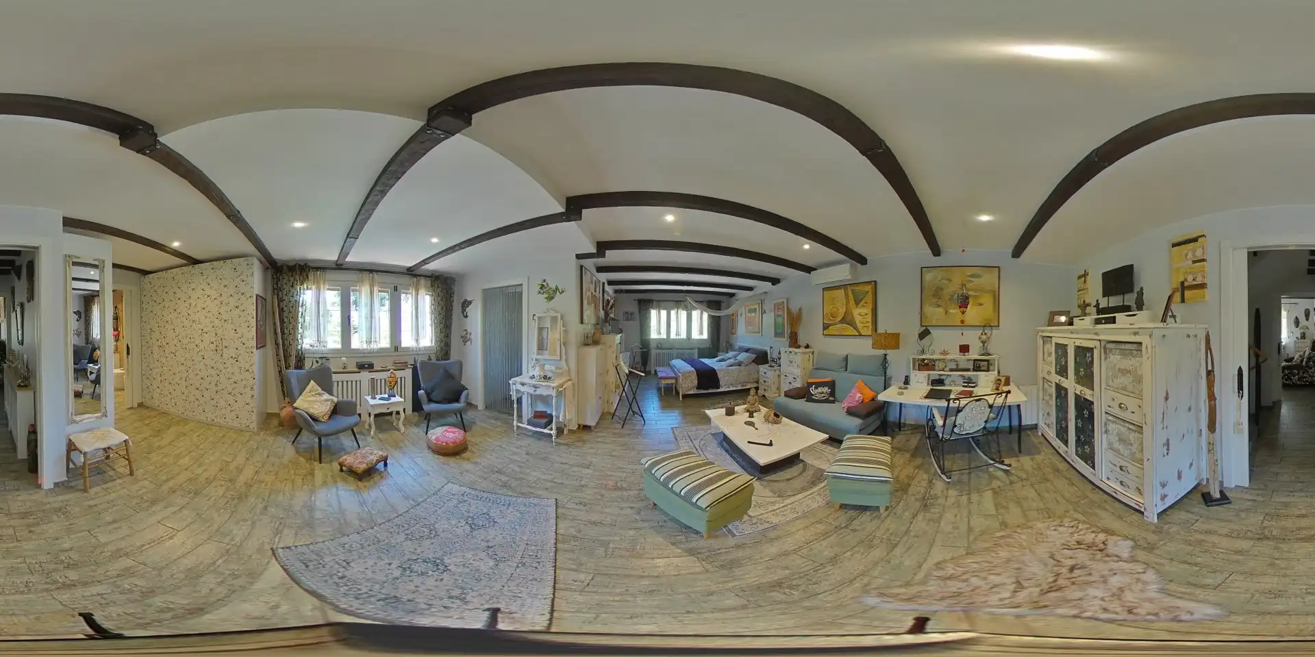 Sala d'estar de Casa o xalet en venda en Rubí amb Aire condicionat, Calefacció i Piscina
