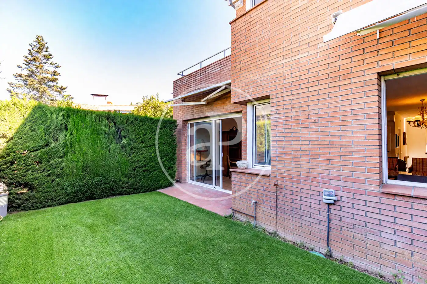 Garden of Detached homes for sale in Sant Cugat del Vallès  with Air Conditioner, Heating and Private garden