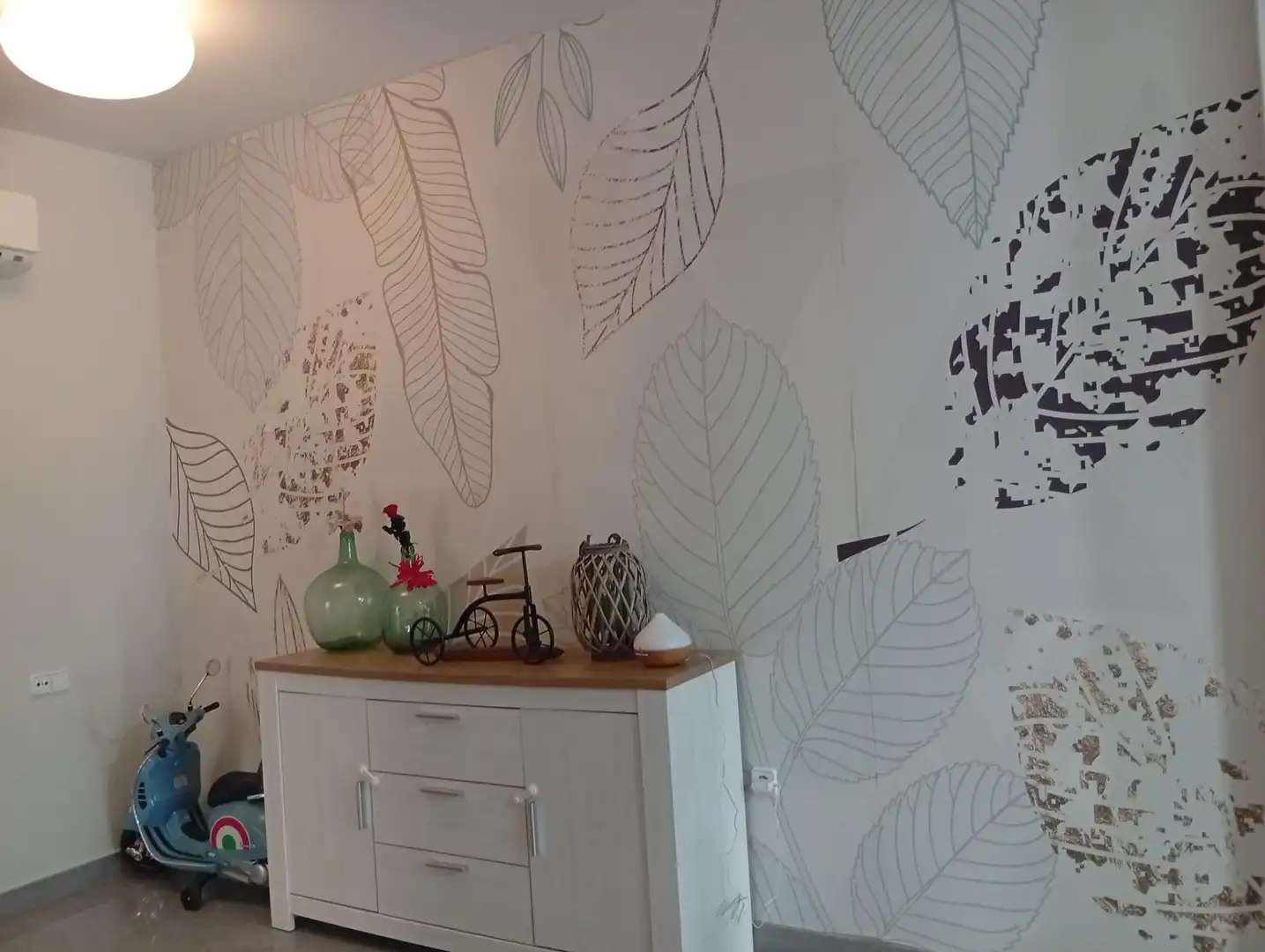 Bedroom of Flat for sale in La Pobla del Duc  with Air Conditioner, Furnished and Community pool
