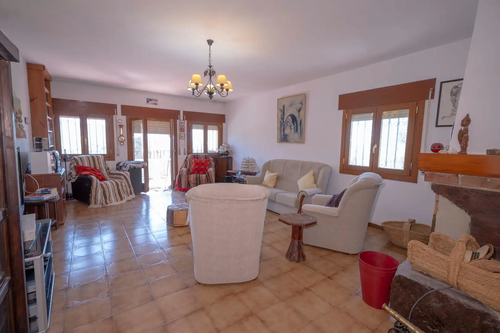 Sala de estar de Casa o chalet en venta en Válor con Calefacción, Jardín privado y Terraza