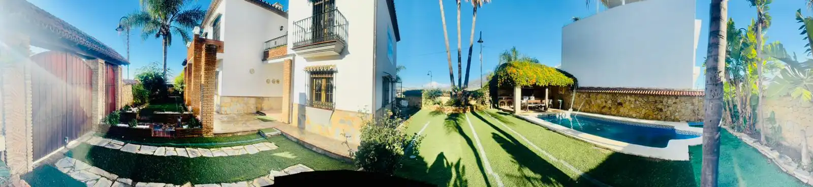 Garden of Houses for sale in Mijas  with Air Conditioner, Heating and Private garden
