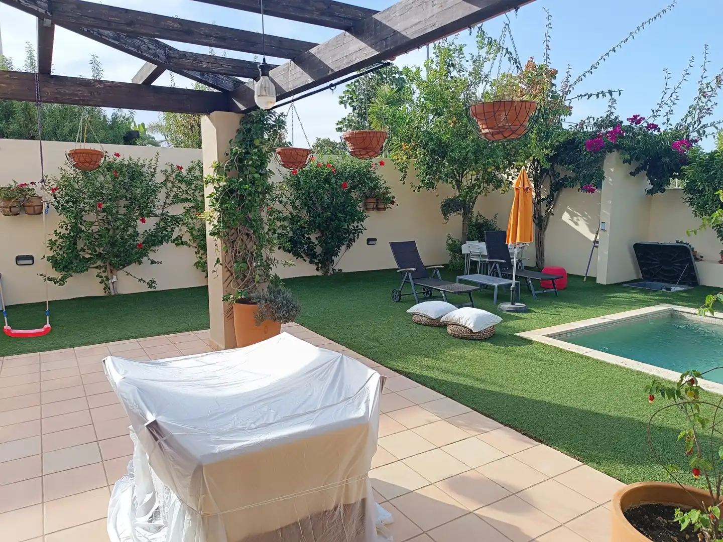 Terraza de Casa adosada en venta en Puerto Real con Aire acondicionado, Jardín privado y Parquet
