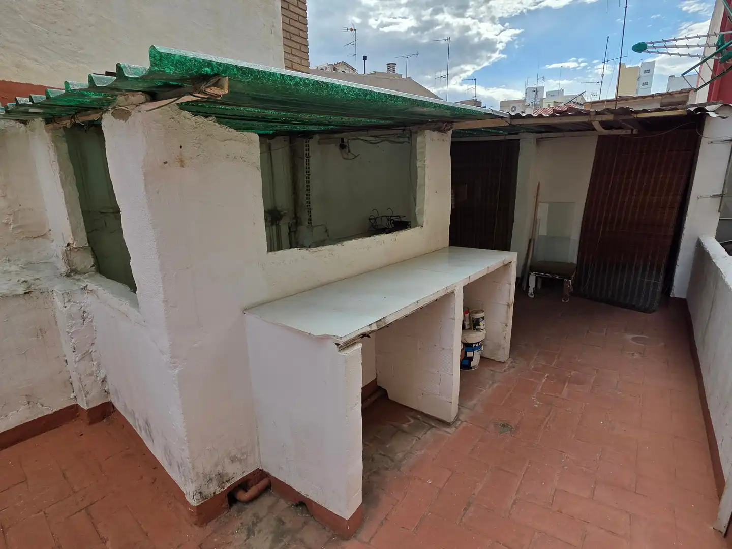 Cocina de Casa o chalet en venta en Castellón de la Plana / Castelló de la Plana con Terraza, Trastero y Amueblado