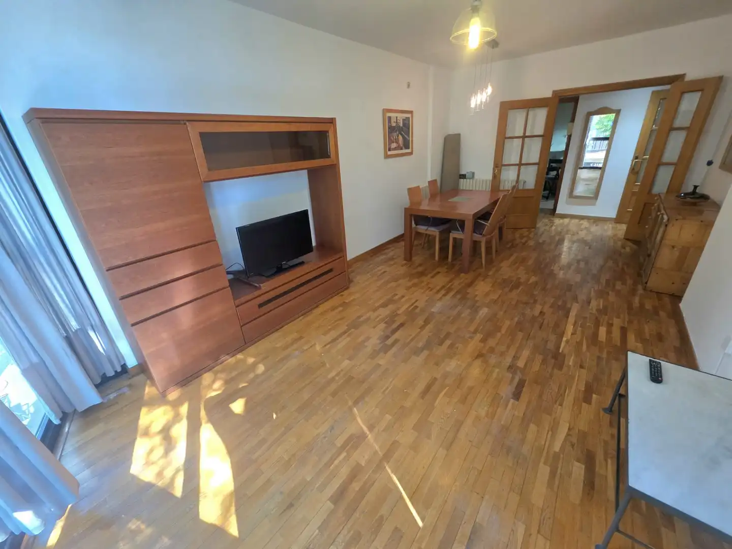 Sala de estar de Piso de alquiler en Sabadell con Calefacción, Parquet y Amueblado