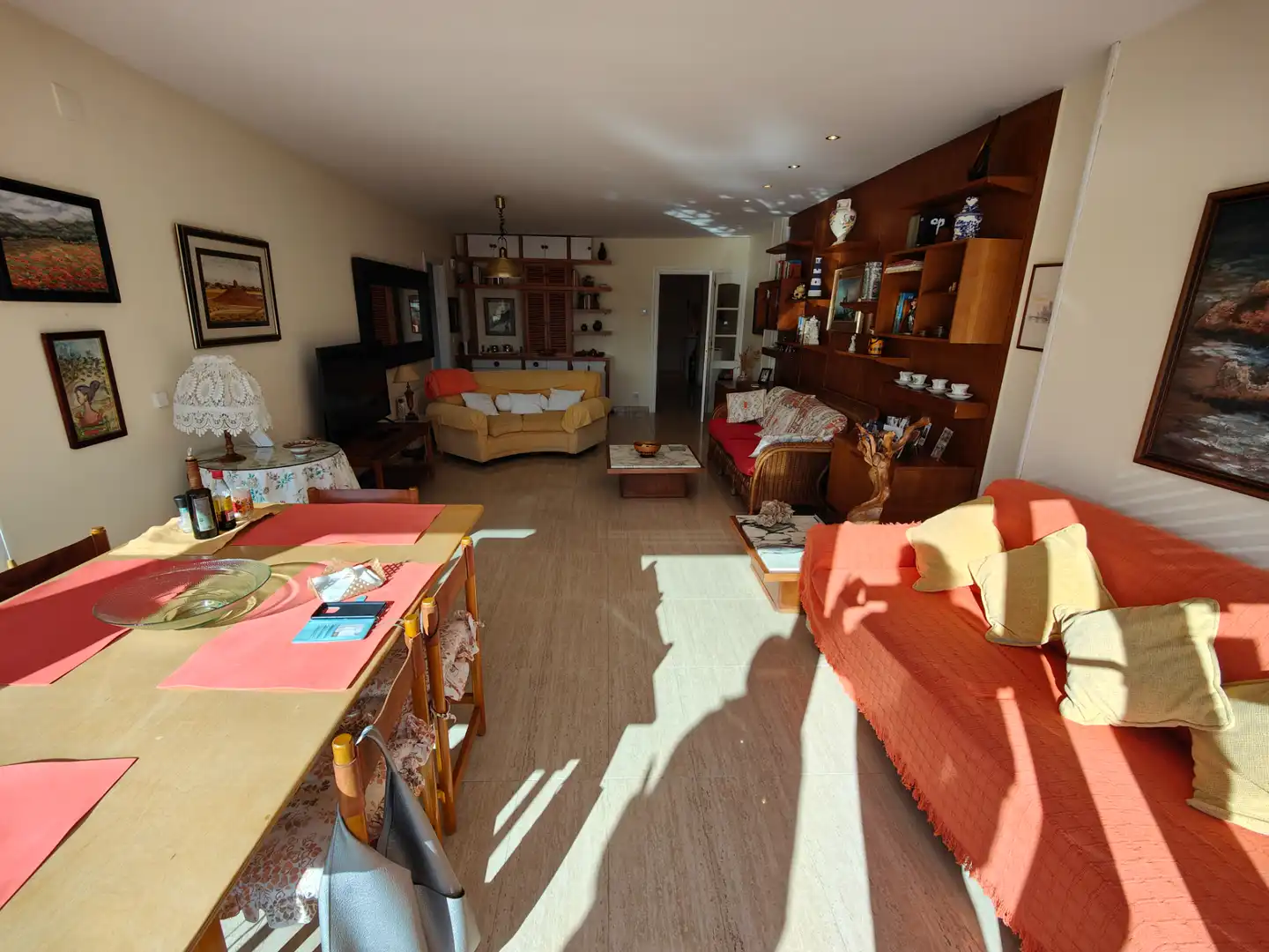 Sala de estar de Planta baja de alquiler en Suances con Calefacción, Terraza y Amueblado