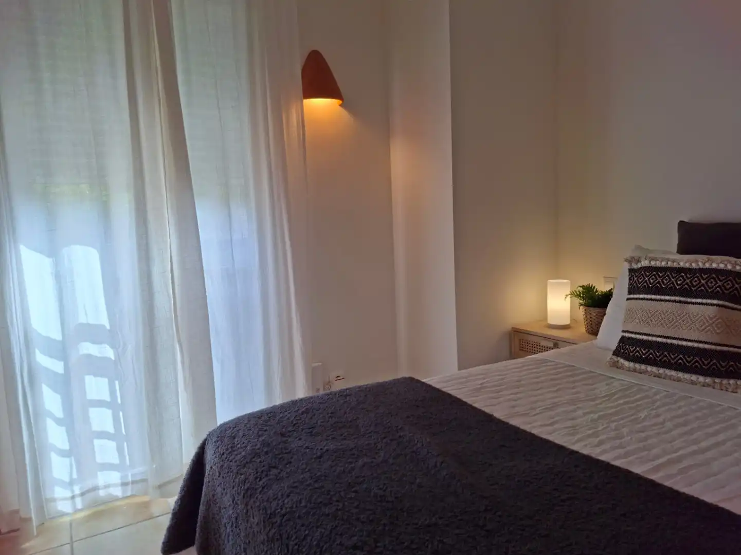 Schlafzimmer von Wohnungen zum Verkauf in Pedreguer mit Klimaanlage, Heizung und Privatgarten