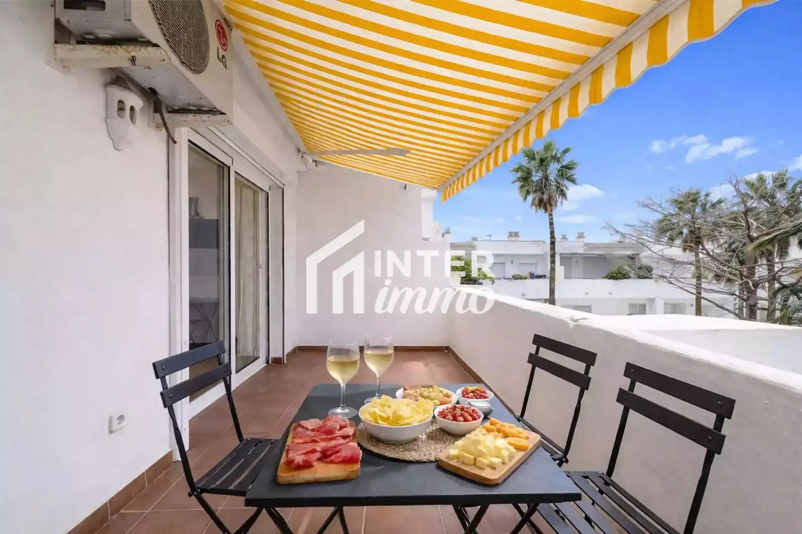 Terrace of Flat for sale in Roses  with Air Conditioner, Heating and Terrace