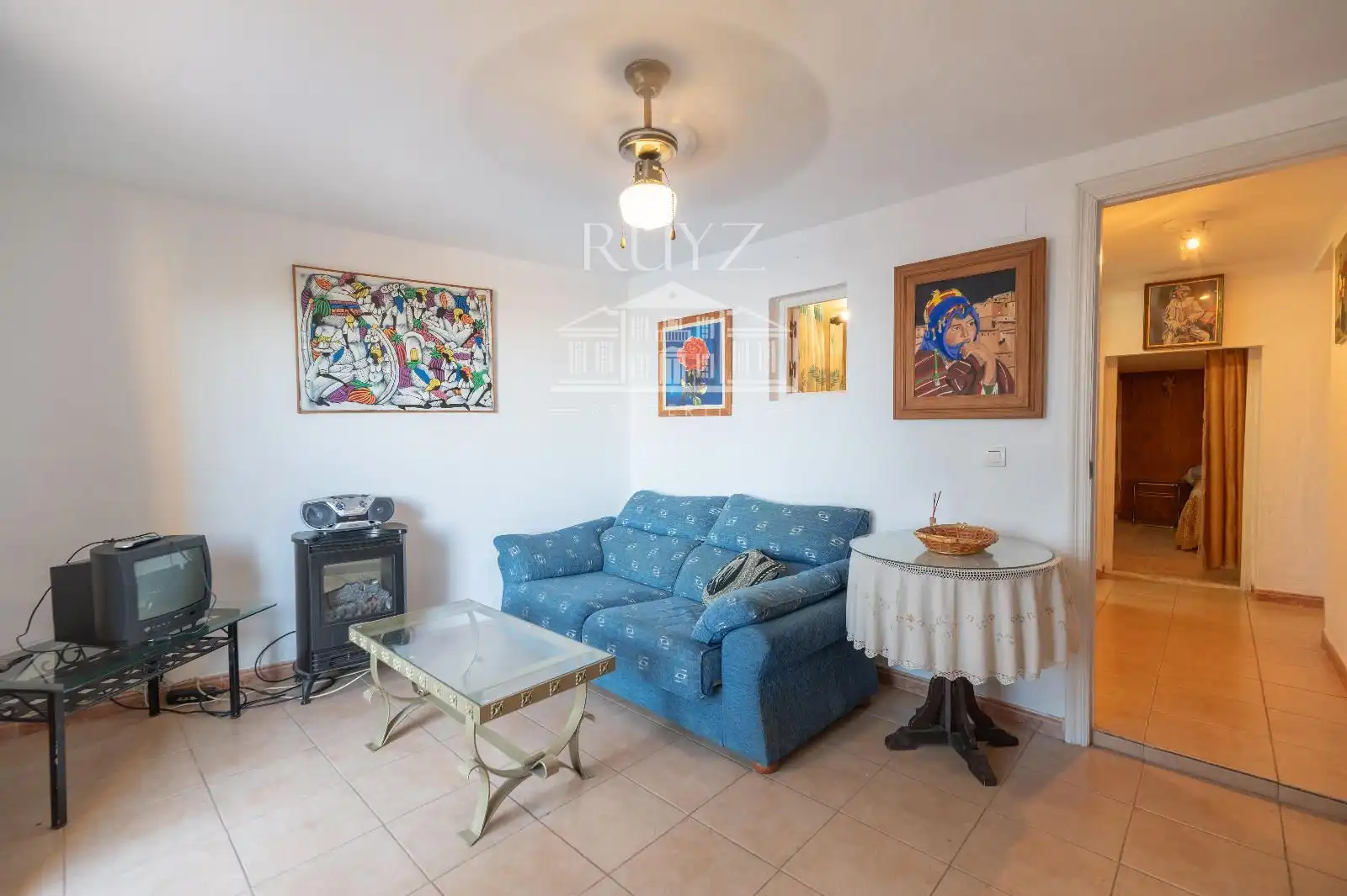 Sala de estar de Casa o chalet en venta en Salobreña con Aire acondicionado, Calefacción y Terraza