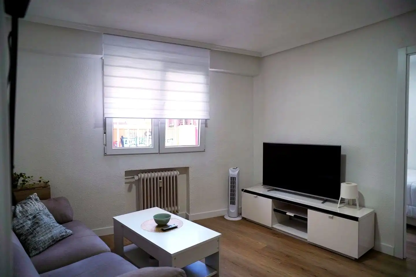 Sala d'estar de Planta baixa de lloguer en Madrid amb Moblat