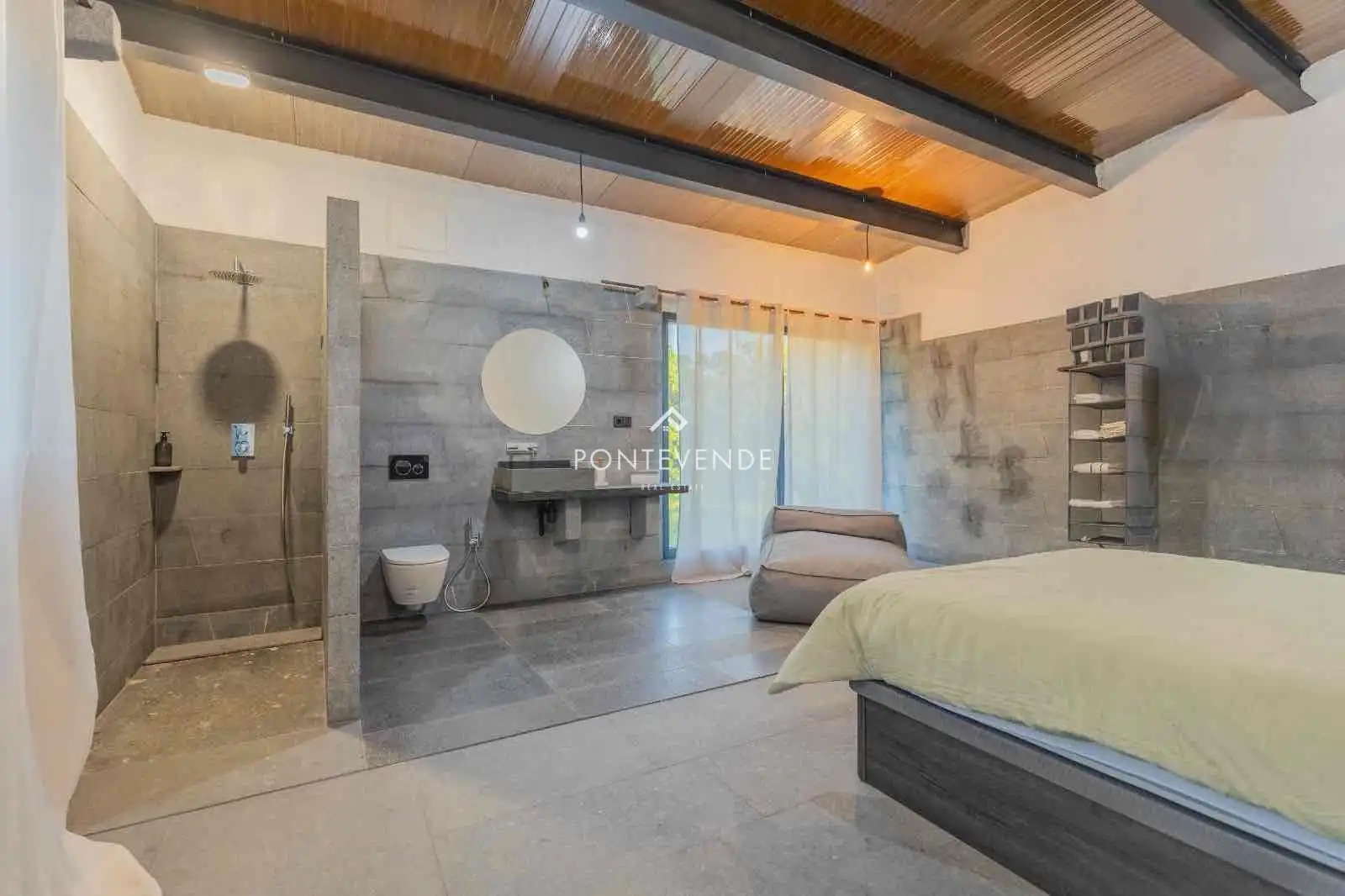 Habitación de Casa o chalet en venta en Marín con Aire acondicionado, Calefacción y Jardín privado