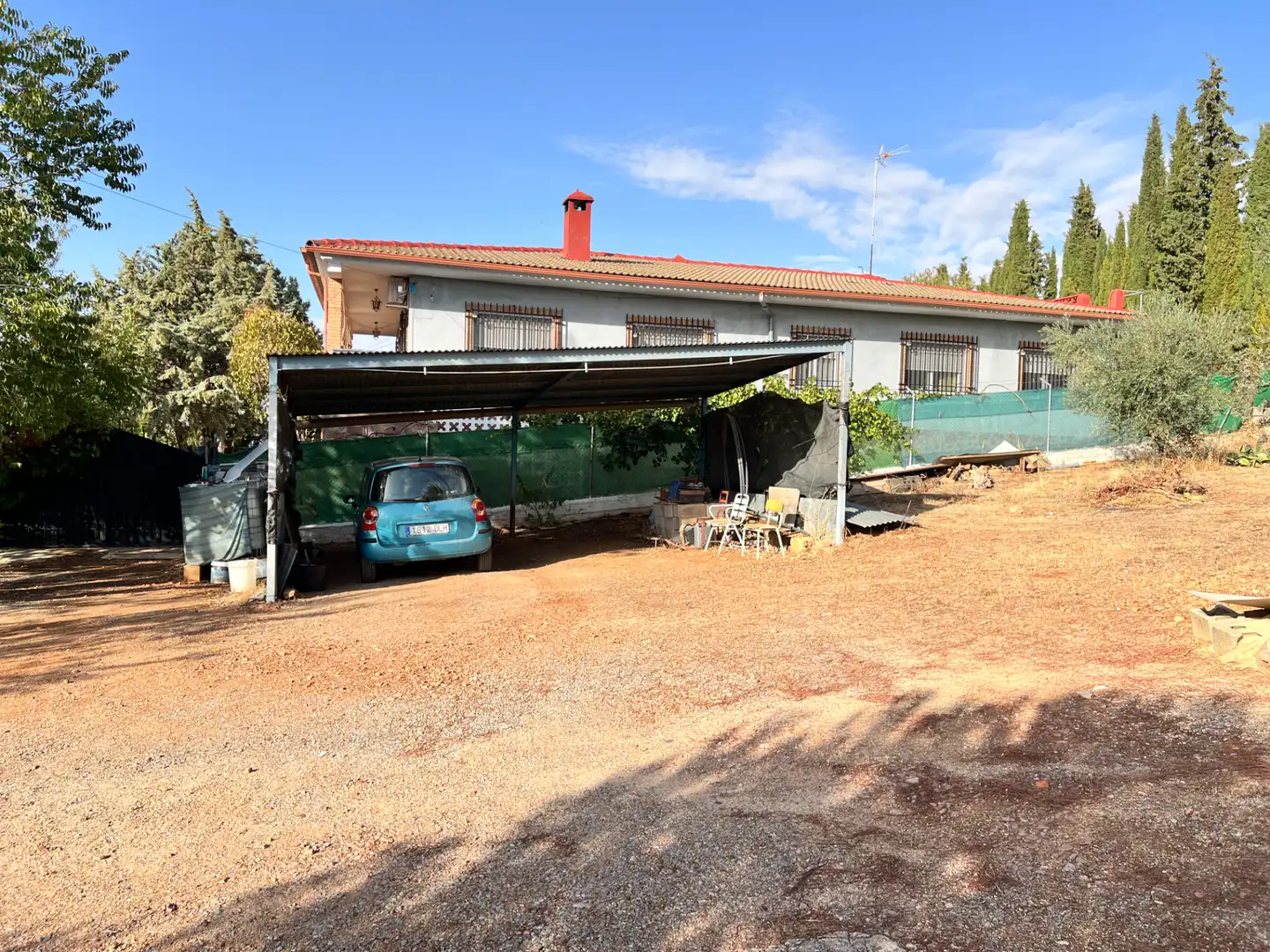 Außenansicht von Haus oder Chalet zum Verkauf in Puerto Lápice mit Klimaanlage, Heizung und Privatgarten