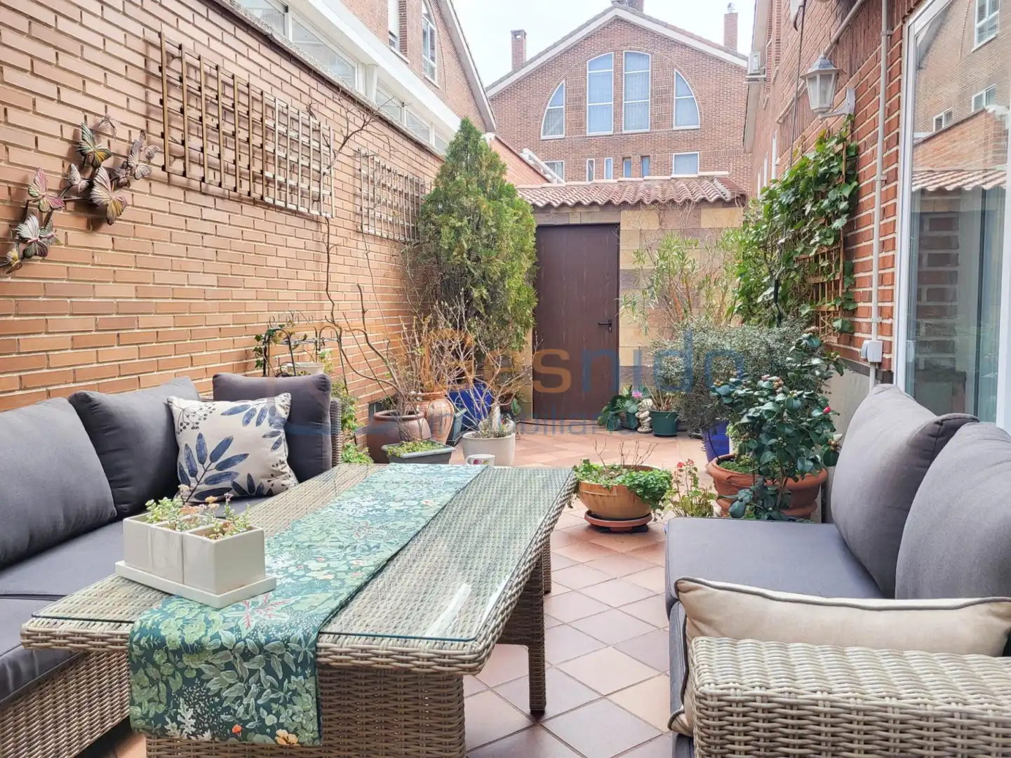 Terraza de Casa adosada en venta en Segovia con Calefacción, Parquet y Trastero