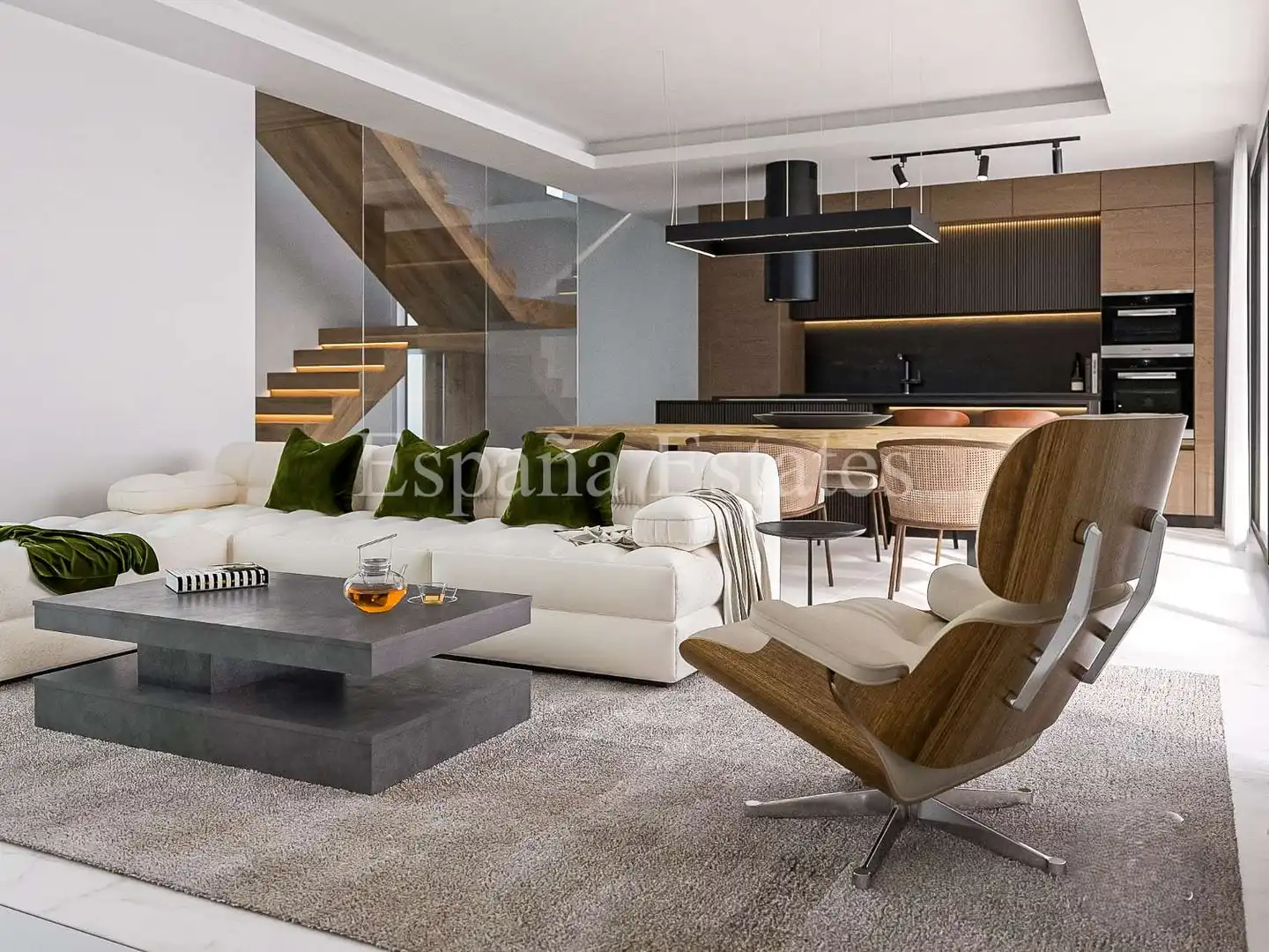 Sala de estar de Casa o chalet en venta en Nerja con Aire acondicionado, Piscina y Amueblado