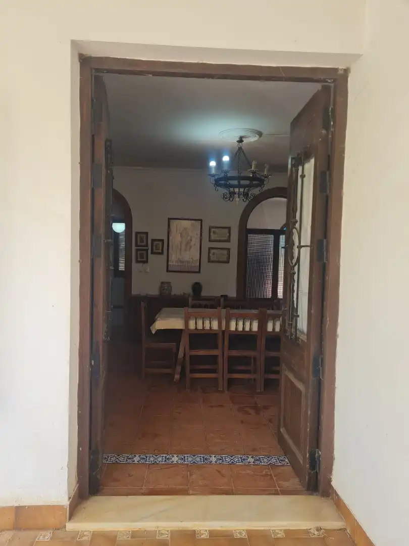 Esszimmer von Country house zum Verkauf in Cantillana mit Privatgarten, Terrasse und Schwimmbad