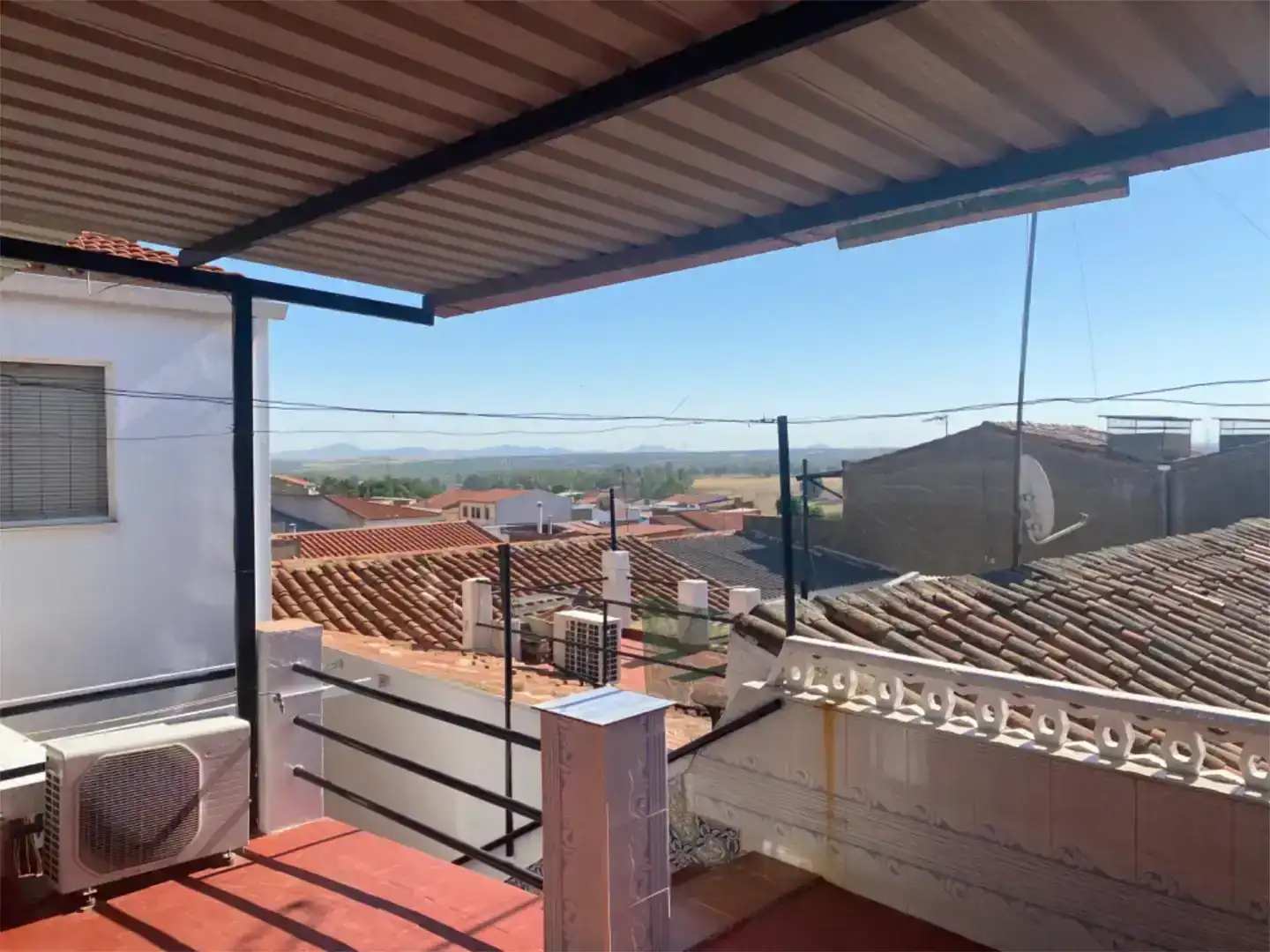 Terrassa de Casa adosada en venda en Solana de los Barros amb Aire condicionat, Traster i Moblat