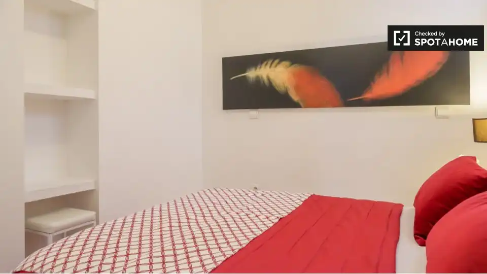 Habitación de Piso de alquiler en Madrid con Aire acondicionado, Calefacción y Amueblado