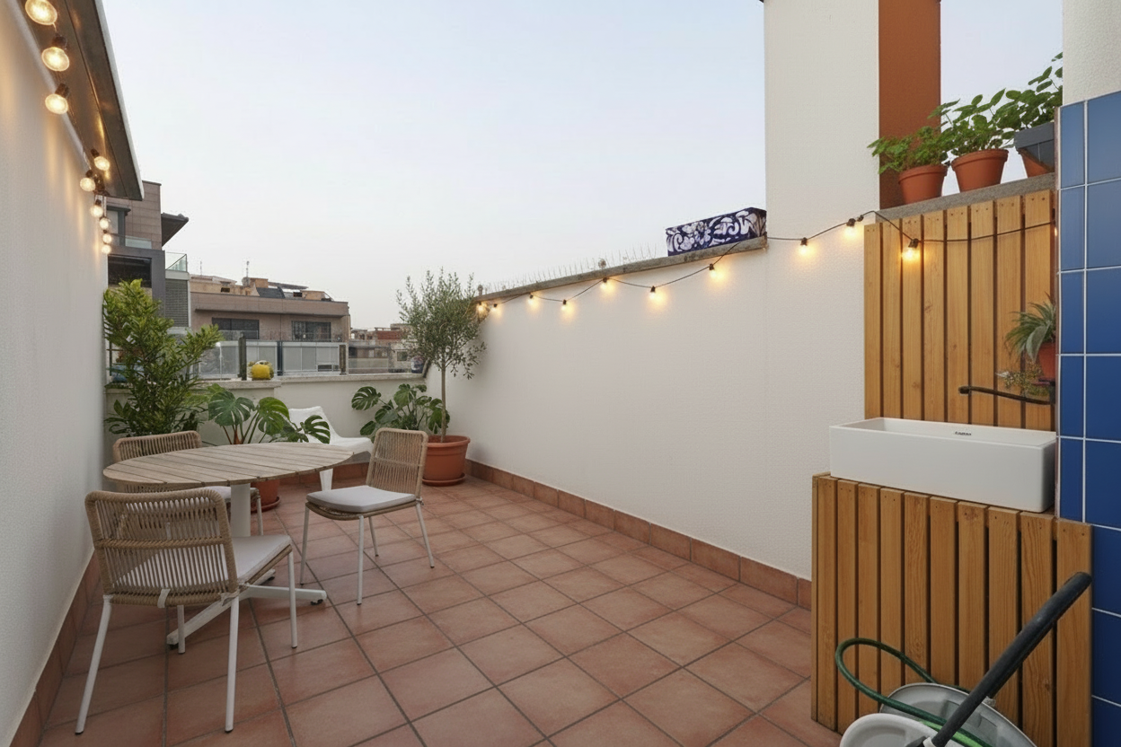 Terrace of Attic for sale in L'Hospitalet de Llobregat  with Heating, Terrace and Balcony