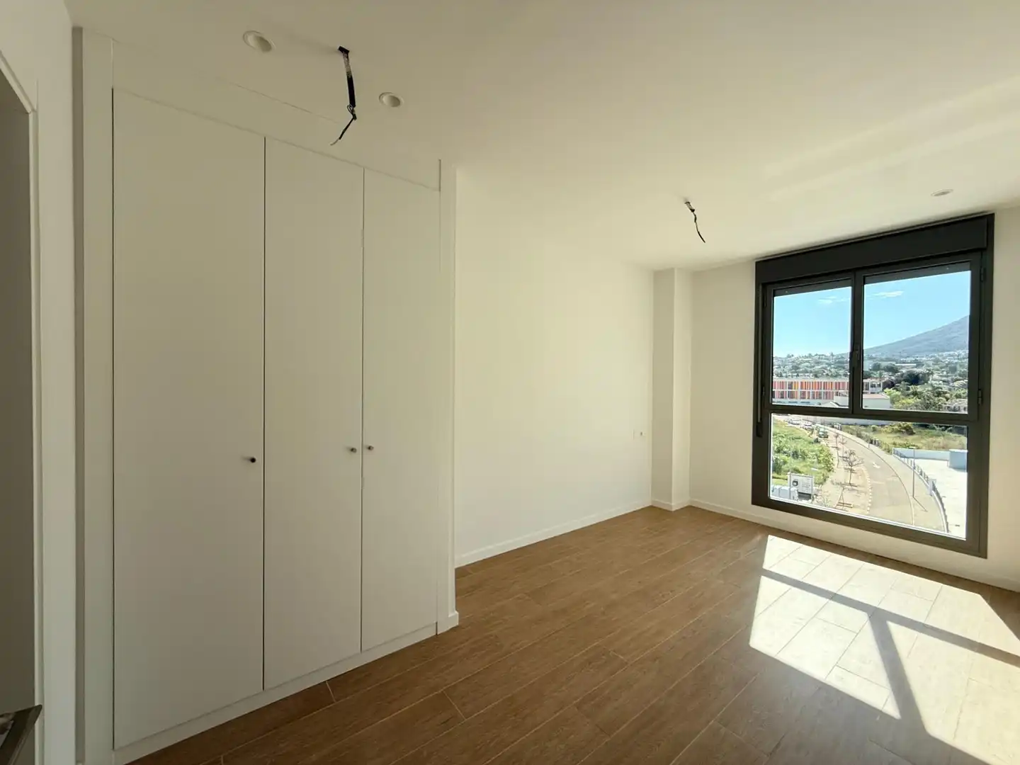 Schlafzimmer von Dachboden zum Verkauf in Dénia mit Klimaanlage, Privatgarten und Terrasse