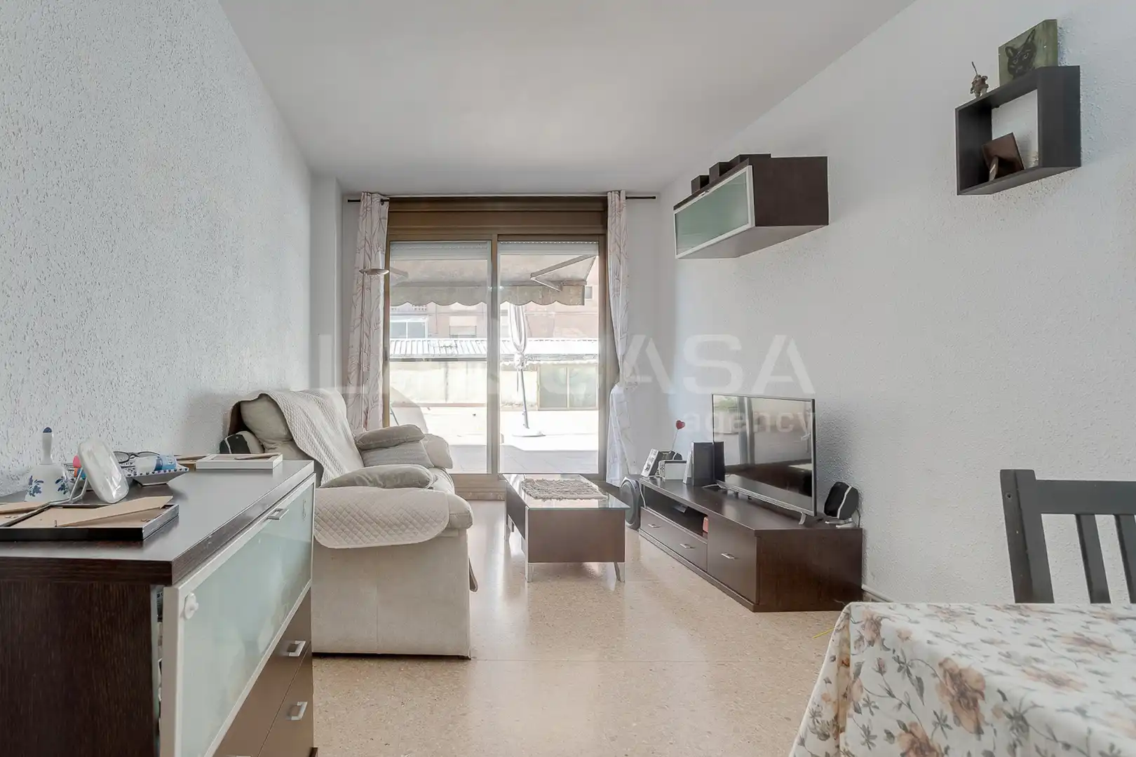 Sala d'estar de Pis en venda en  Barcelona Capital amb Terrassa