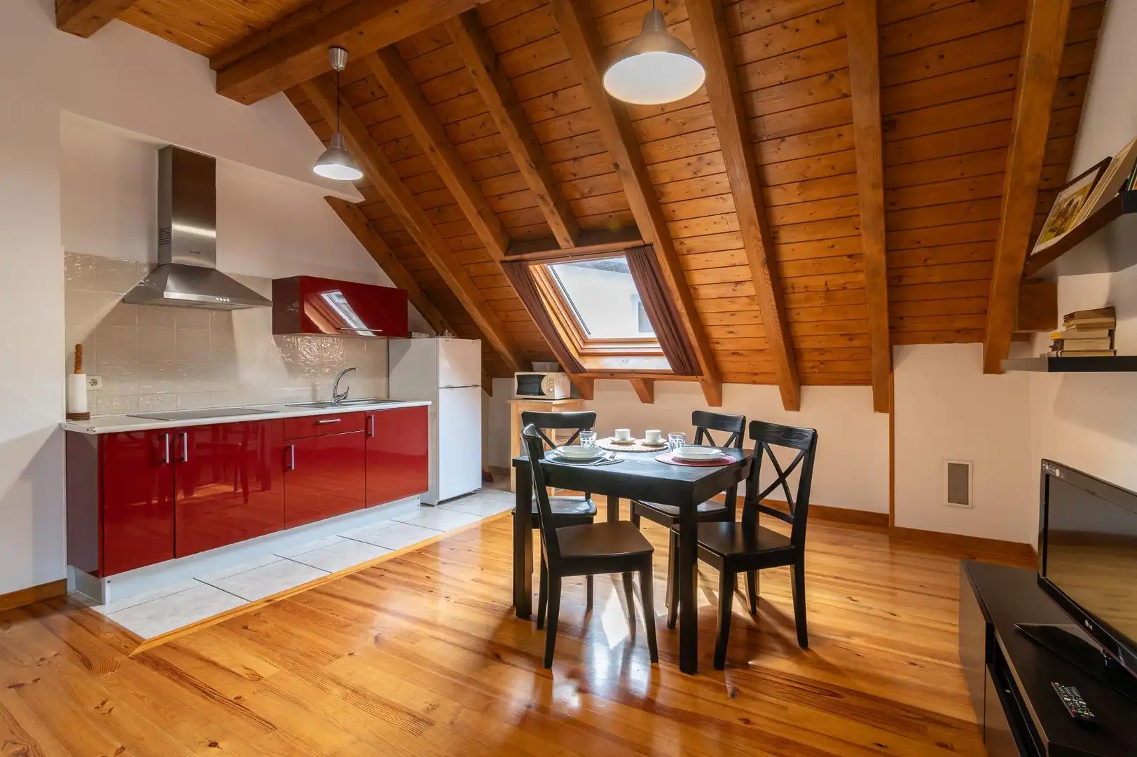 Cocina de Casa o chalet en venta en Aribe con Calefacción, Jardín privado y Parquet