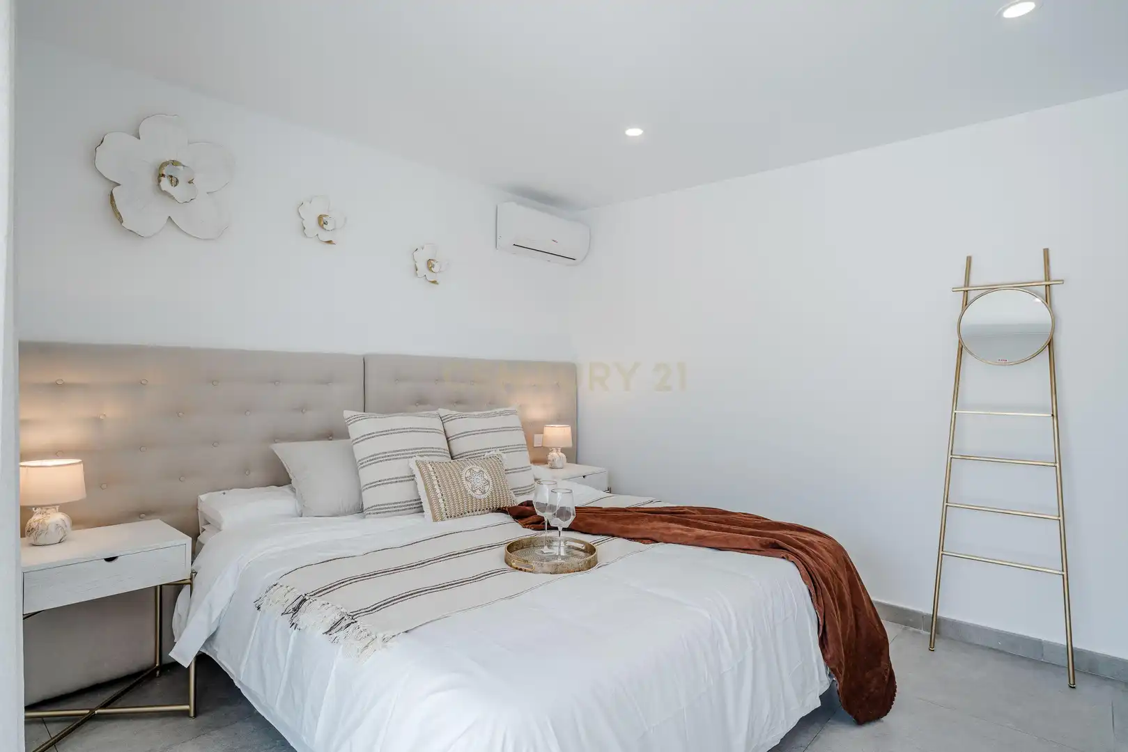 Dormitori de Apartament en venda en Calpe / Calp amb Aire condicionat, Jardí privat i Traster