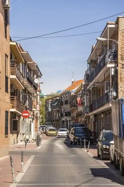 Vista exterior de Pis en venda en Madrid amb Calefacció, Terrassa i Alarma