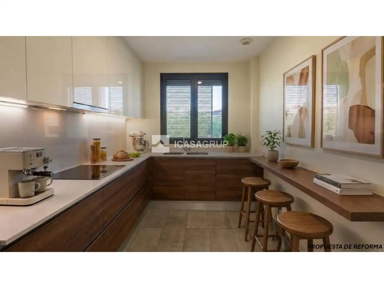 Kitchen of Flat for sale in Barcelona  with Air Conditioner, Heating and Parquet flooring