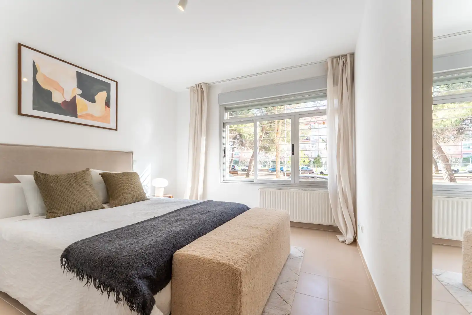 Schlafzimmer von Wohnung zum Verkauf in Madrid mit Heizung, Abstellraum und Ofen
