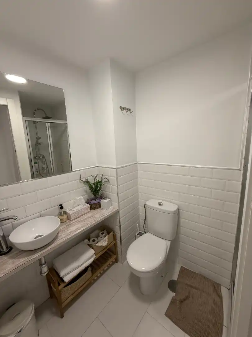 Badezimmer von Wohnung zur Miete in Granada mit Klimaanlage, Heizung und Terrasse
