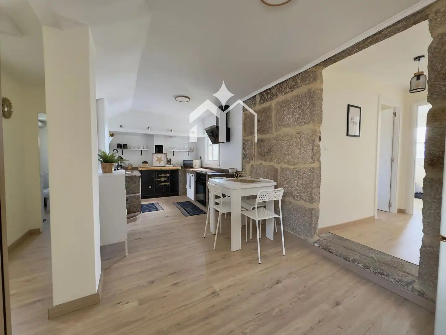 Kitchen of Houses for sale in Moaña  with Heating, Private garden and Parquet flooring